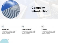 Company introduction m99 ppt powerpoint presentation file background images