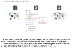 Company overview world map ppt slides