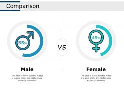 Comparison ppt show infographic template