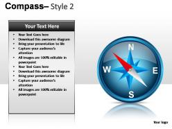 Compass style 2 powerpoint presentation slides