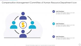 Compensation Management Committee Of Human Resource Department Icon