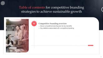 Competitive Branding Strategies To Achieve Sustainable Growth Powerpoint Complete Deck Branding CD