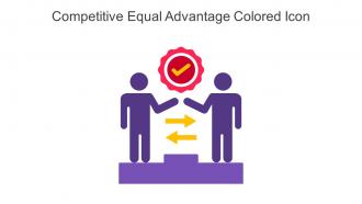 Competitive Equal Advantage Colored Icon In Powerpoint Pptx Png And Editable Eps Format