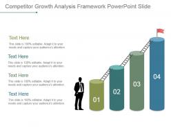 Competitor growth analysis framework powerpoint slide