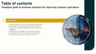 Complete Guide To Business Analytics For Improving Company Operations Complete Deck Data Analytics CD Good Editable