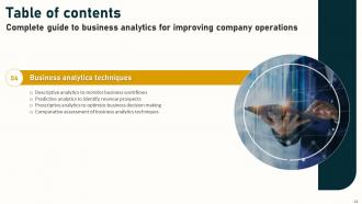 Complete Guide To Business Analytics For Improving Company Operations Complete Deck Data Analytics CD Multipurpose Editable