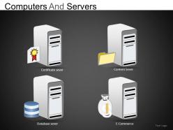 Computers and servers powerpoint presentation slides db