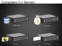 Computers and servers powerpoint presentation slides db