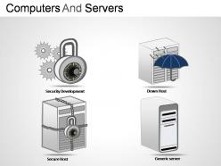 Computers and servers powerpoint presentation slides