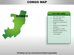 Congo democratic republic of the country powerpoint maps