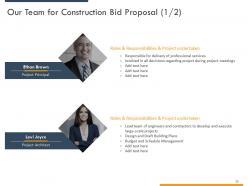 Construction bid proposal template powerpoint presentation slides