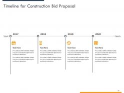 Construction bid proposal template powerpoint presentation slides