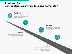 Construction Machinery Proposal Template Powerpoint Presentation Slides