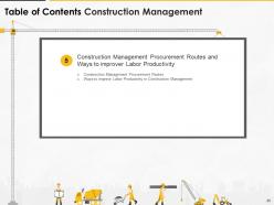 Construction management for maximizing resource efficiency and labor productivity status complete deck