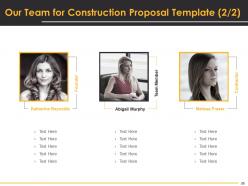 Construction proposal template powerpoint presentation slides