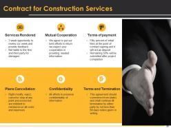 Construction proposal template powerpoint presentation slides