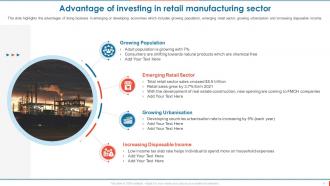 Consumer Goods Manufacturing Company Profile Powerpoint Presentation Slides