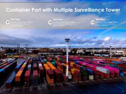 Container Port Exported Unloading Located Departure Surveillance