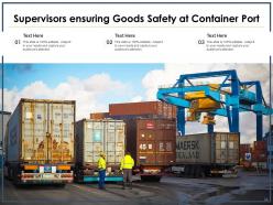 Container Port Exported Unloading Located Departure Surveillance