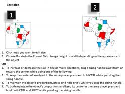 Continent map of africa 1114