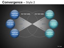 Convergence style 2 powerpoint presentation slides db