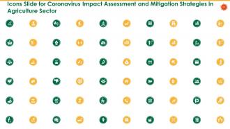 Coronavirus impact assessment and mitigation strategies in agriculture sector complete deck