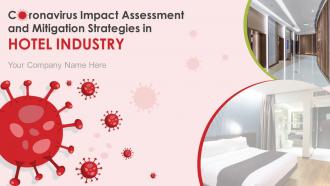 Coronavirus impact assessment and mitigation strategies in hotel industry complete deck