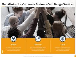 Corporate Business Card Design Proposal Powerpoint Presentation Slides