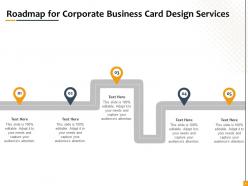 Corporate Business Card Design Proposal Powerpoint Presentation Slides