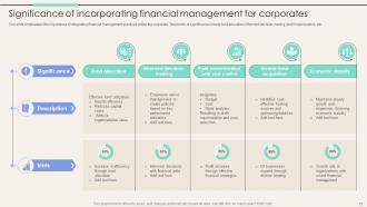 Corporate Finance Mastery Maximizing Financial Performance Fin CD Idea Interactive