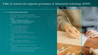 Corporate Governance Of Information Technology CGIT Powerpoint Presentation Slides