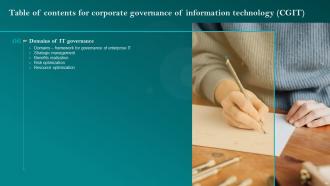 Corporate Governance Of Information Technology CGIT Powerpoint Presentation Slides