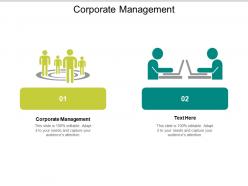 Corporate management ppt powerpoint presentation show guide cpb