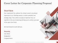 Corporate planning proposal powerpoint presentation slides