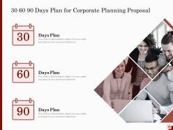 Corporate planning proposal powerpoint presentation slides