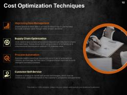 Cost Optimization Strategies Powerpoint Presentation Slides