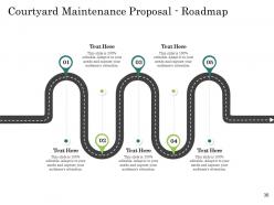 Courtyard maintenance proposal powerpoint presentation slides