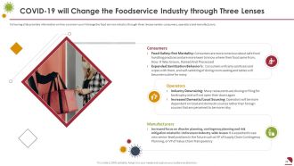 Covid business survive adapt and post recovery strategy for food service complete deck