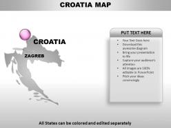 Croatia country powerpoint maps