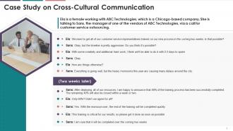 Cross Cultural Communication Meaning Significance And Case Studies Training Ppt