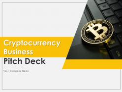 Cryptocurrency business pitch deck ppt template