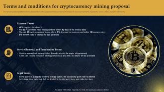 Cryptocurrency Mining Proposal Powerpoint Presentation Slides