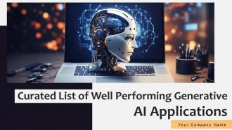 Curated List Of Well Performing Generative AI Applications AI CD V