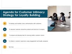 Customer intimacy strategy for loyalty building powerpoint presentation slides