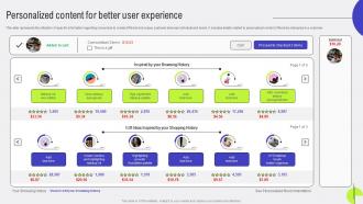 Customer Relationship Personalized Content For Better User Experience MKT SS V