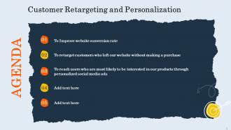 Customer Retargeting And Personalization Powerpoint Presentation Slides