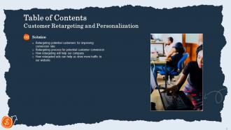 Customer Retargeting And Personalization Powerpoint Presentation Slides