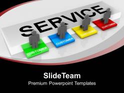 Customer service concept communication powerpoint templates ppt backgrounds for slides 0113