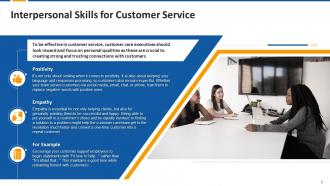 Customer Service Team Soft Skills Training Module on Customer Service Edu Ppt