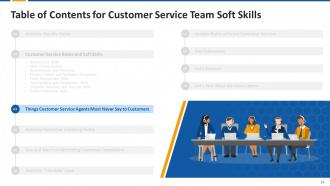 Customer Service Team Soft Skills Training Module on Customer Service Edu Ppt